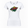 Women's minnesota wild roundneck white