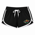 Women's minnesota wild shorts black