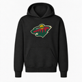 Minnesota Wild youth pullover hoodie in Black