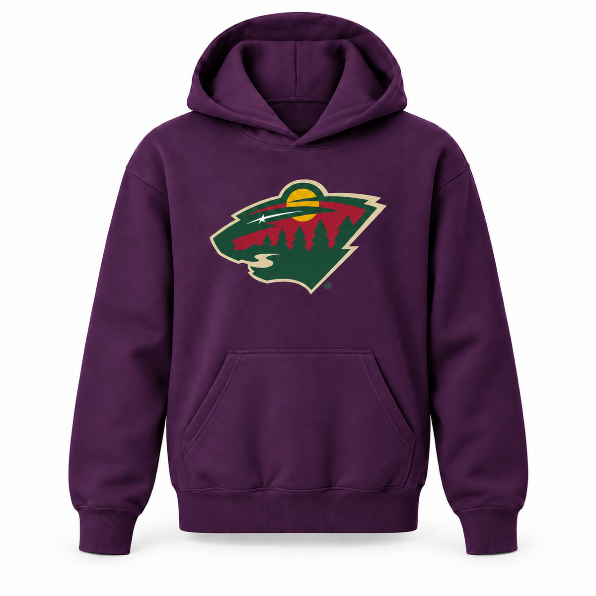 Minnesota Wild youth pullover hoodie in Purple