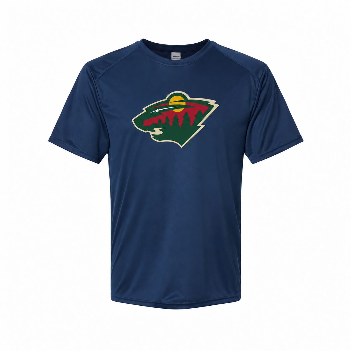 Minnesota Wild youth polyester T-shirt in Navy