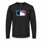 Black MLB long sleeve T-shirt — front view