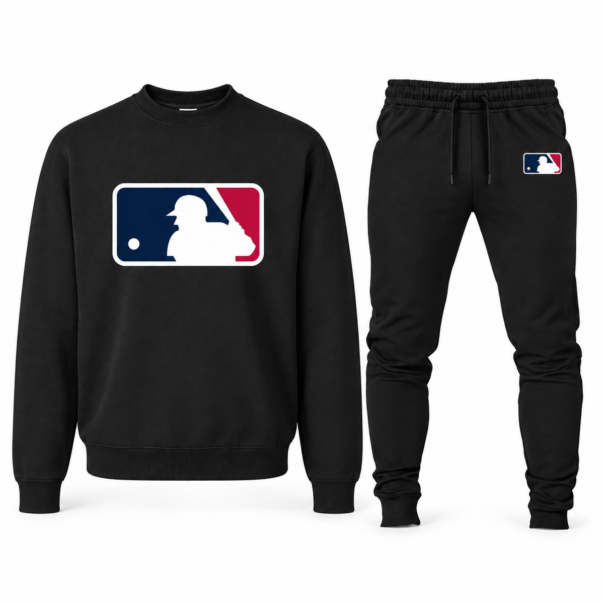 Men's Major League Baseball sweatshirt and joggers set, Black