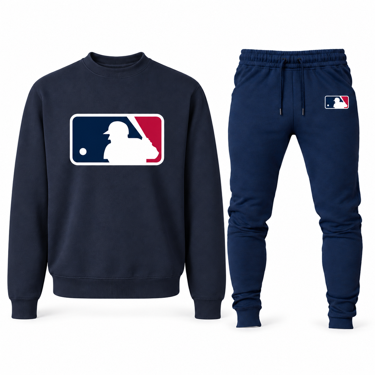 Men's Major League Baseball sweatshirt and joggers set, Navy