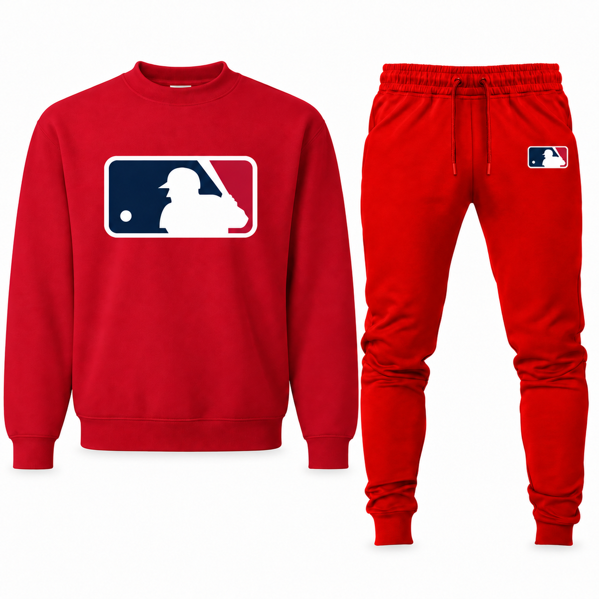 Men's Major League Baseball sweatshirt and joggers set, Red