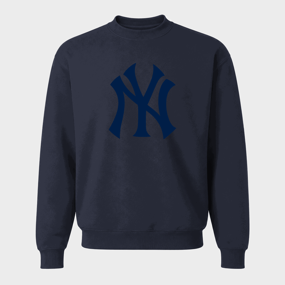 Navy New York Yankees crewneck sweatshirt - front view