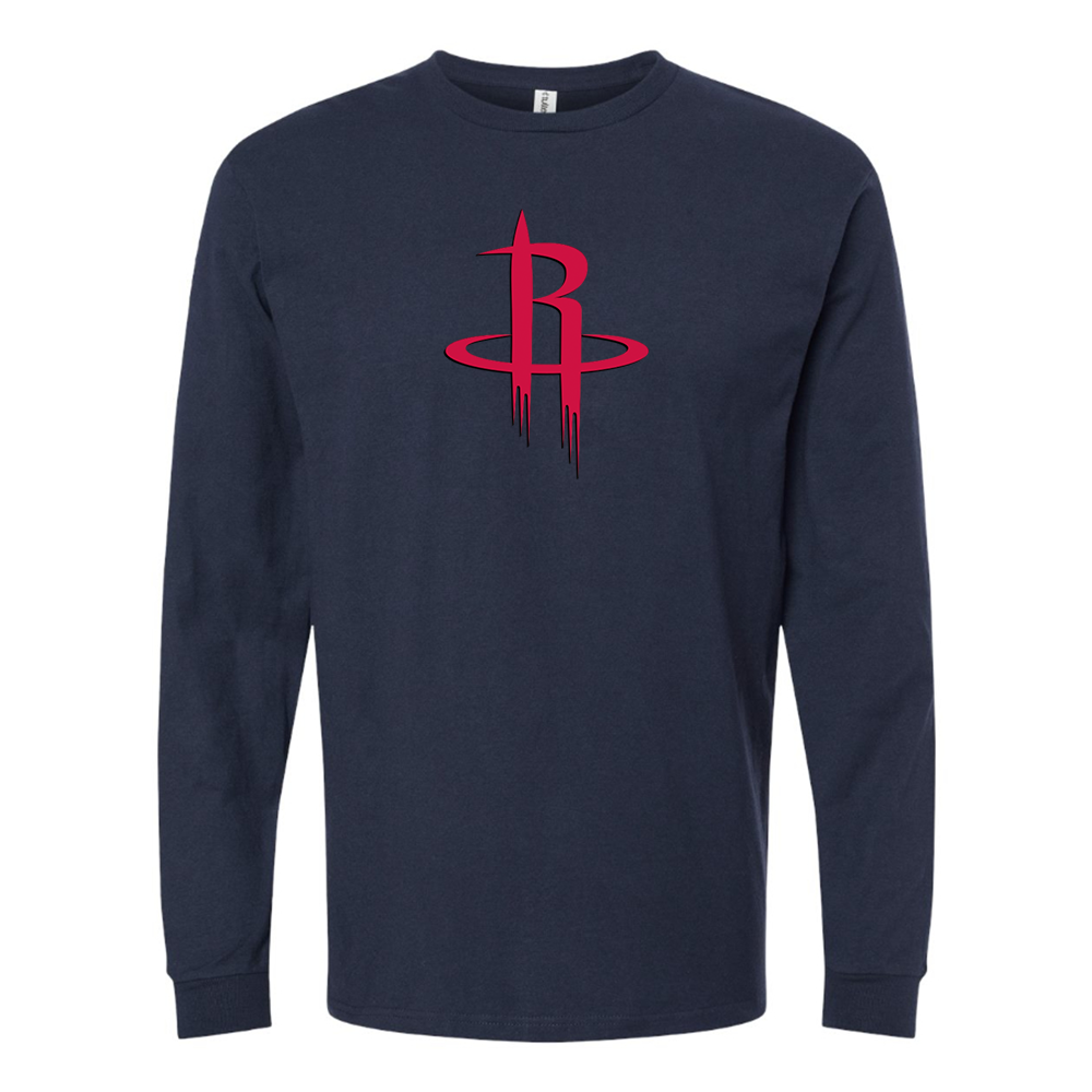 Men's Houston Rockets Long sleeves T-Shirt