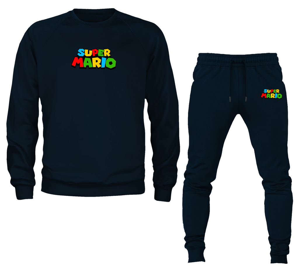 Unisex Super Mario Crewneck Sweatshirt Joggers Suit – unisex crewneck set | TeesCustomize