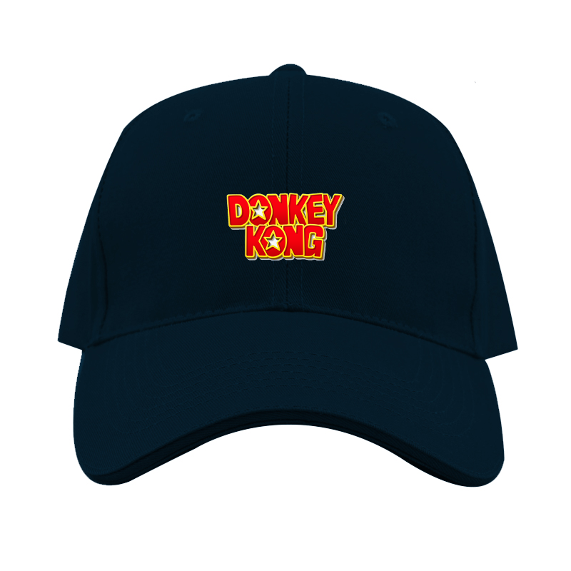 Donkey Kong Dad Baseball Cap Hat – Embroidered Fan Hat | TeesCustomize