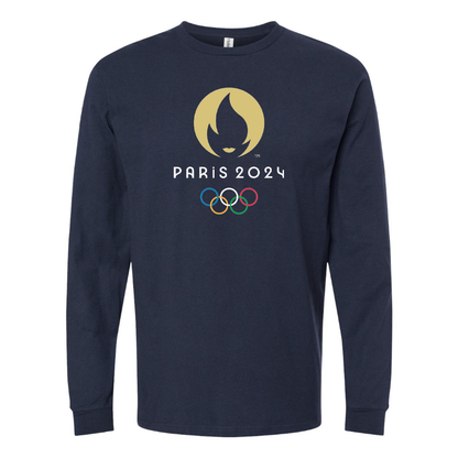 Youth  New Olympics 2024 Paris Logo Long sleeves T-Shirt