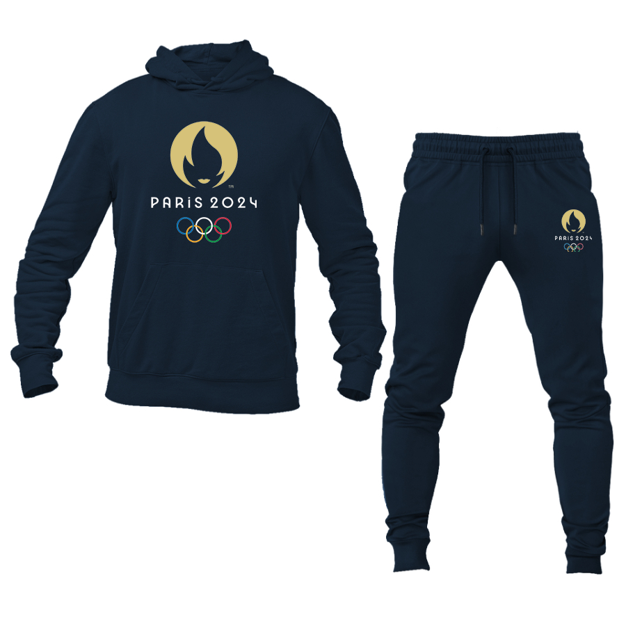 Unisex New Olympics 2024 Paris Logo Hoodie and Joggers set