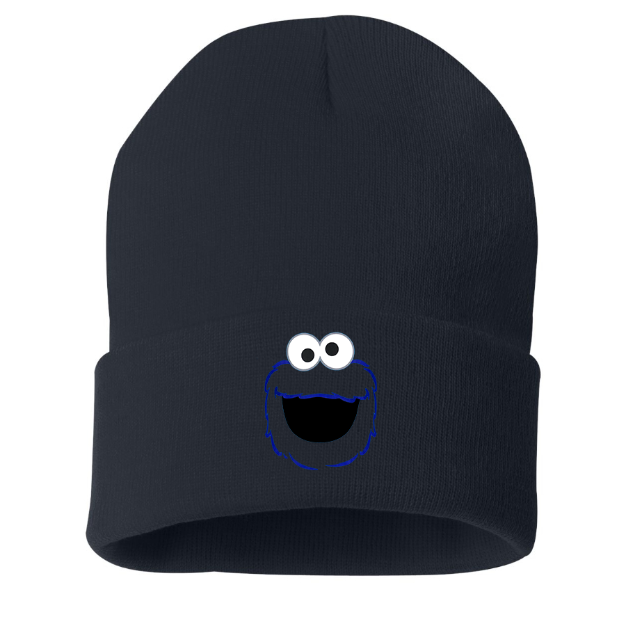 Sesame Street Cookie Monster face Beanie Hat