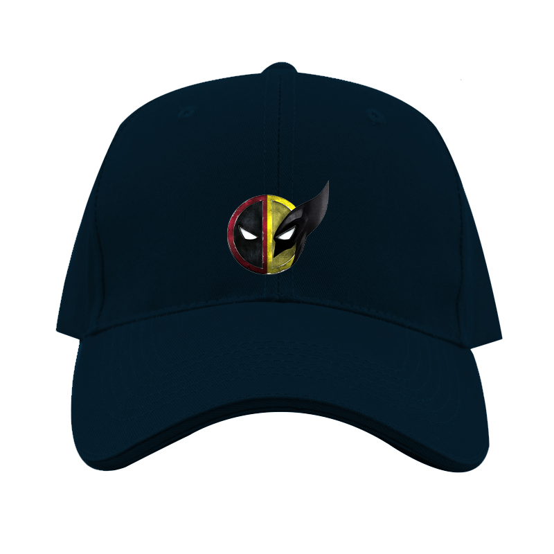 Deadpool & Wolverine Dad Baseball Cap Hat – Embroidered Fan Hat | TeesCustomize