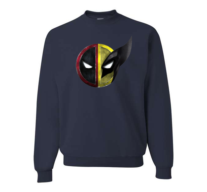 Men's Deadpool & Wolverine Crewneck Sweatshirt