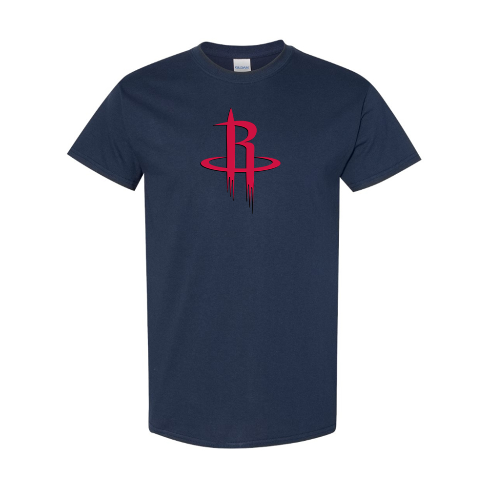 Men's Houston Rockets Cotton T-shirt – Graphic Cotton T-Shirt | TeesCustomize