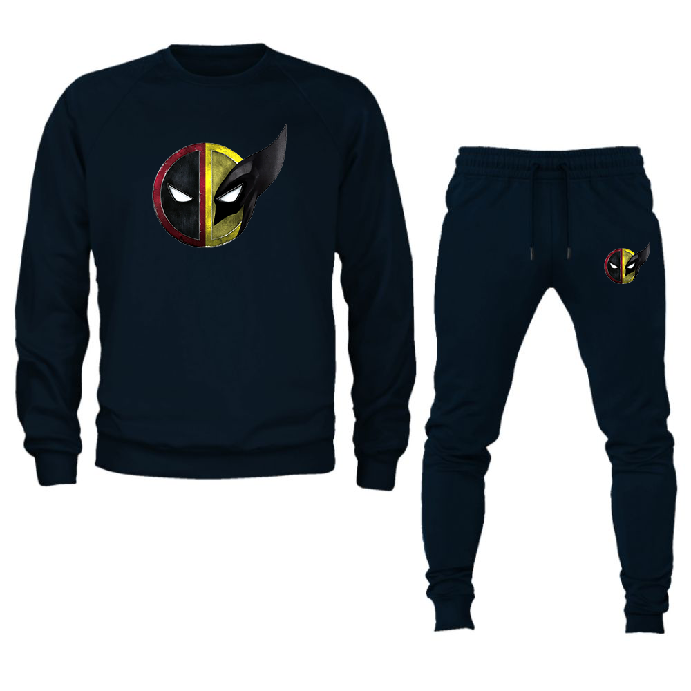 Unisex Deadpool & Wolverine Crewneck Sweatshirt Joggers Suit – unisex crewneck set | TeesCustomize