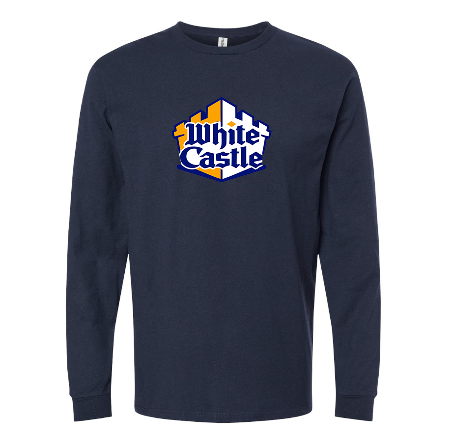 Men's White Castle Long sleeves T-Shirt