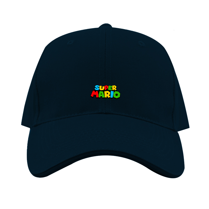 Super Mario Dad Baseball Cap Hat – Embroidered Fan Hat | TeesCustomize