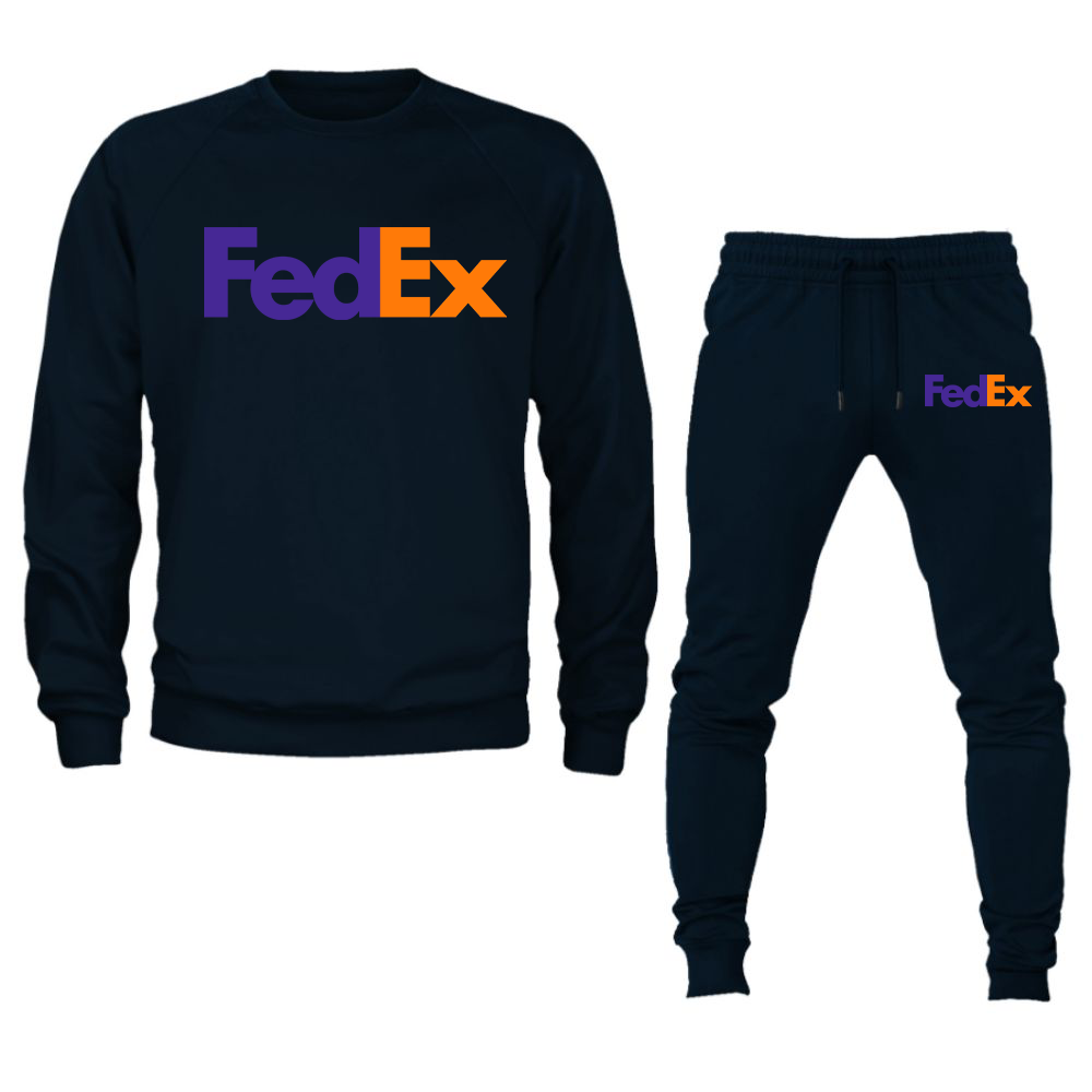 Unisex FedEx Crewneck Sweatshirt Joggers Suit