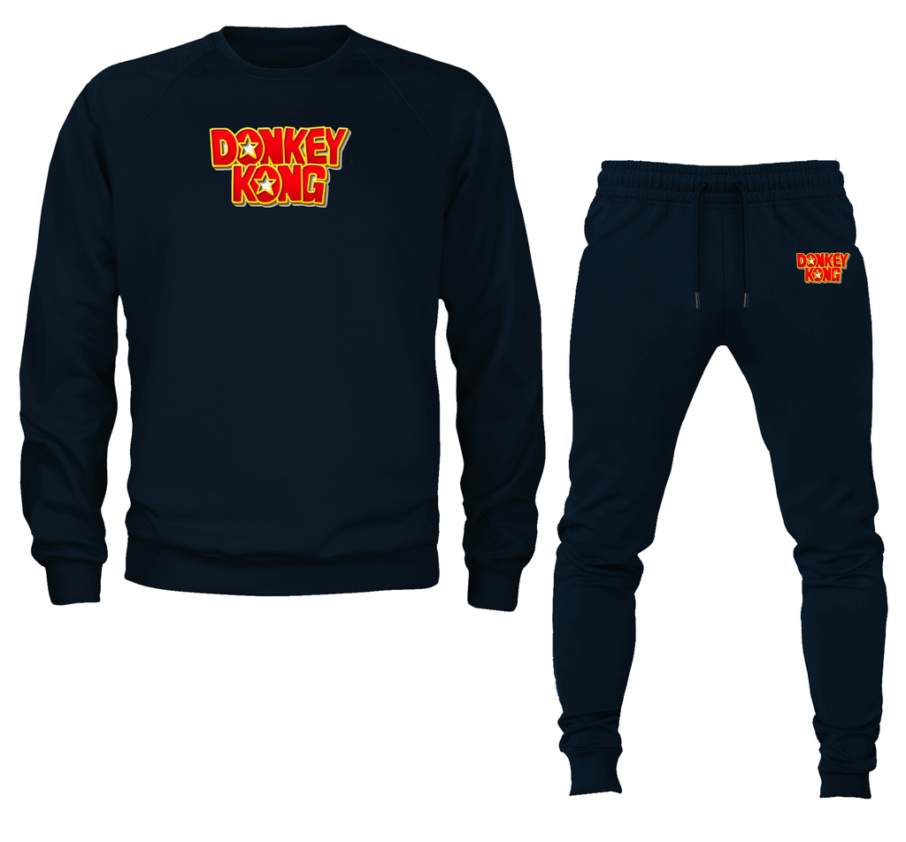 Unisex Donkey Kong Crewneck Sweatshirt Joggers Suit – unisex crewneck set | TeesCustomize