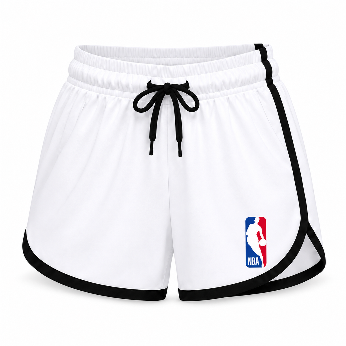 Women's NBA Booty Shorts, White