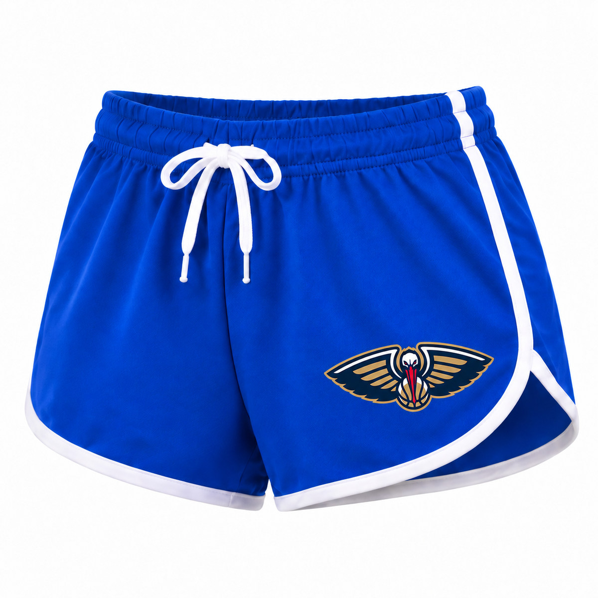 New Orleans Pelicans women's booty shorts in blue
