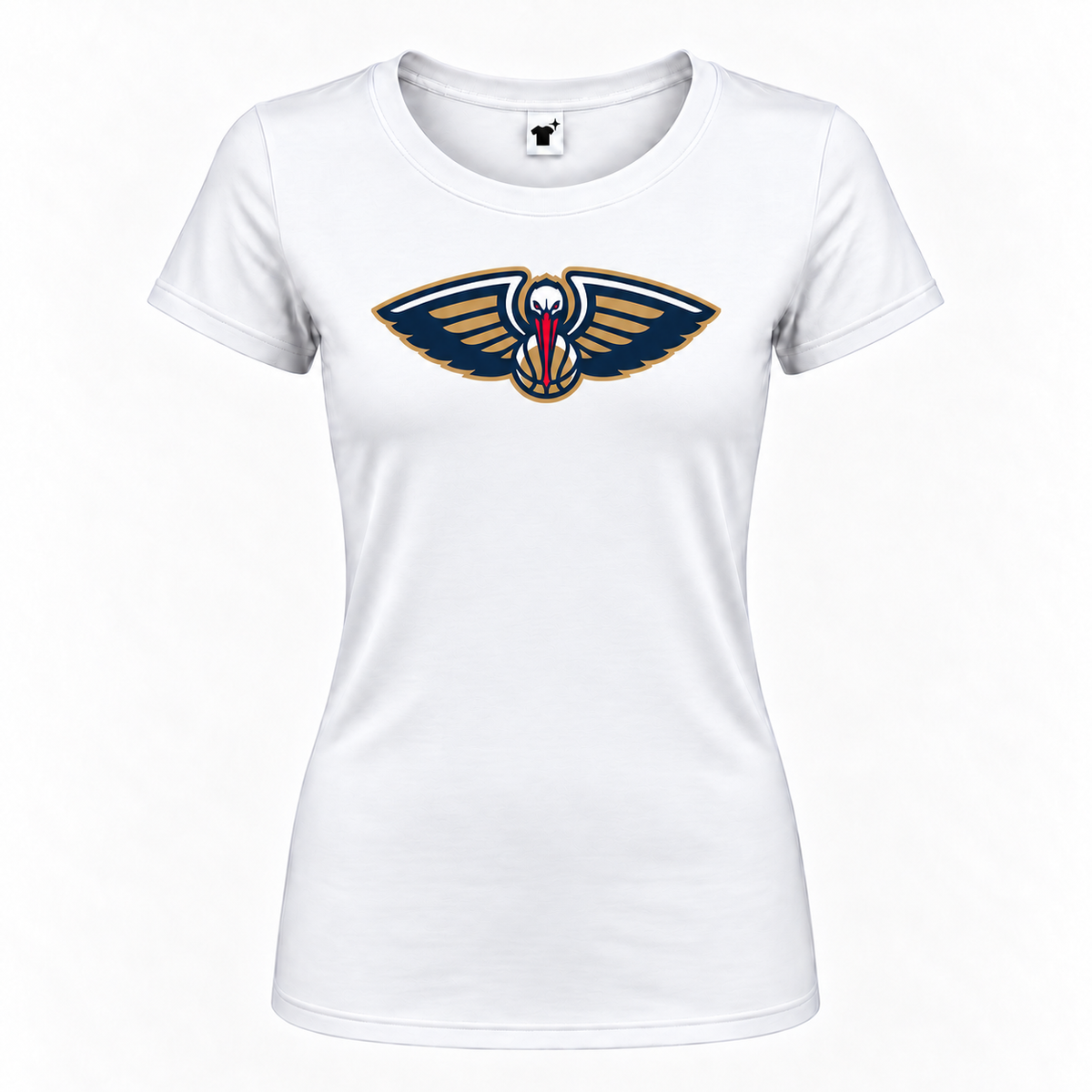 New Orleans Pelicans women's round neck T-shirt in White