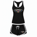 New Orleans Pelicans women's tank top and shorts set in Black