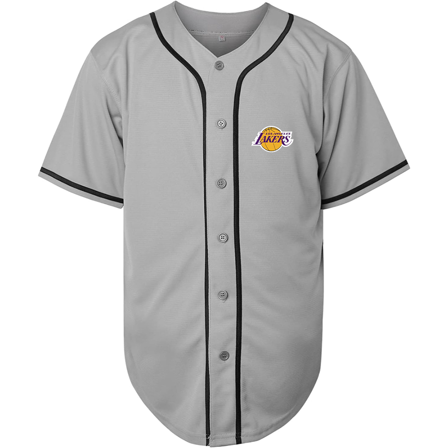 Men's Los Angeles Lakers Baseball Jersey