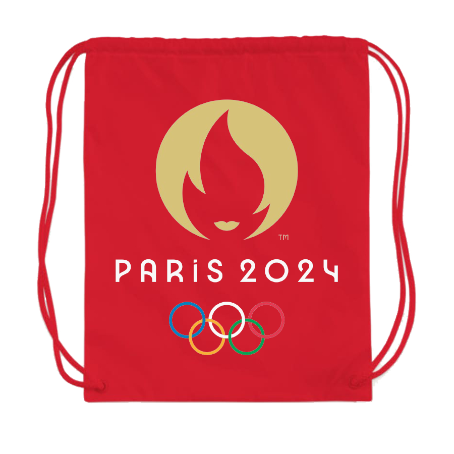 New Olympics 2024 Paris Logo Drawstring Bag
