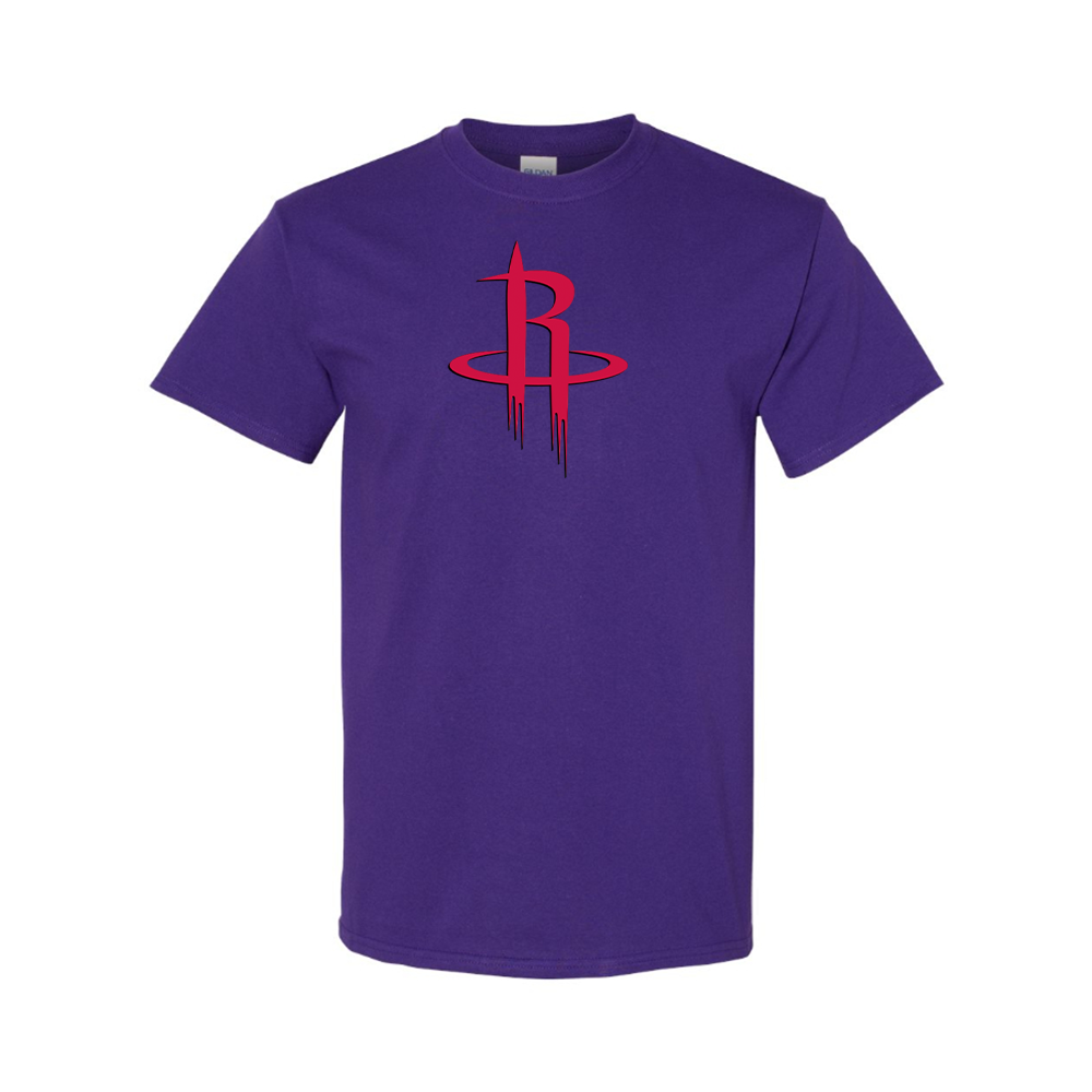 Men's Houston Rockets Cotton T-shirt – Graphic Cotton T-Shirt | TeesCustomize