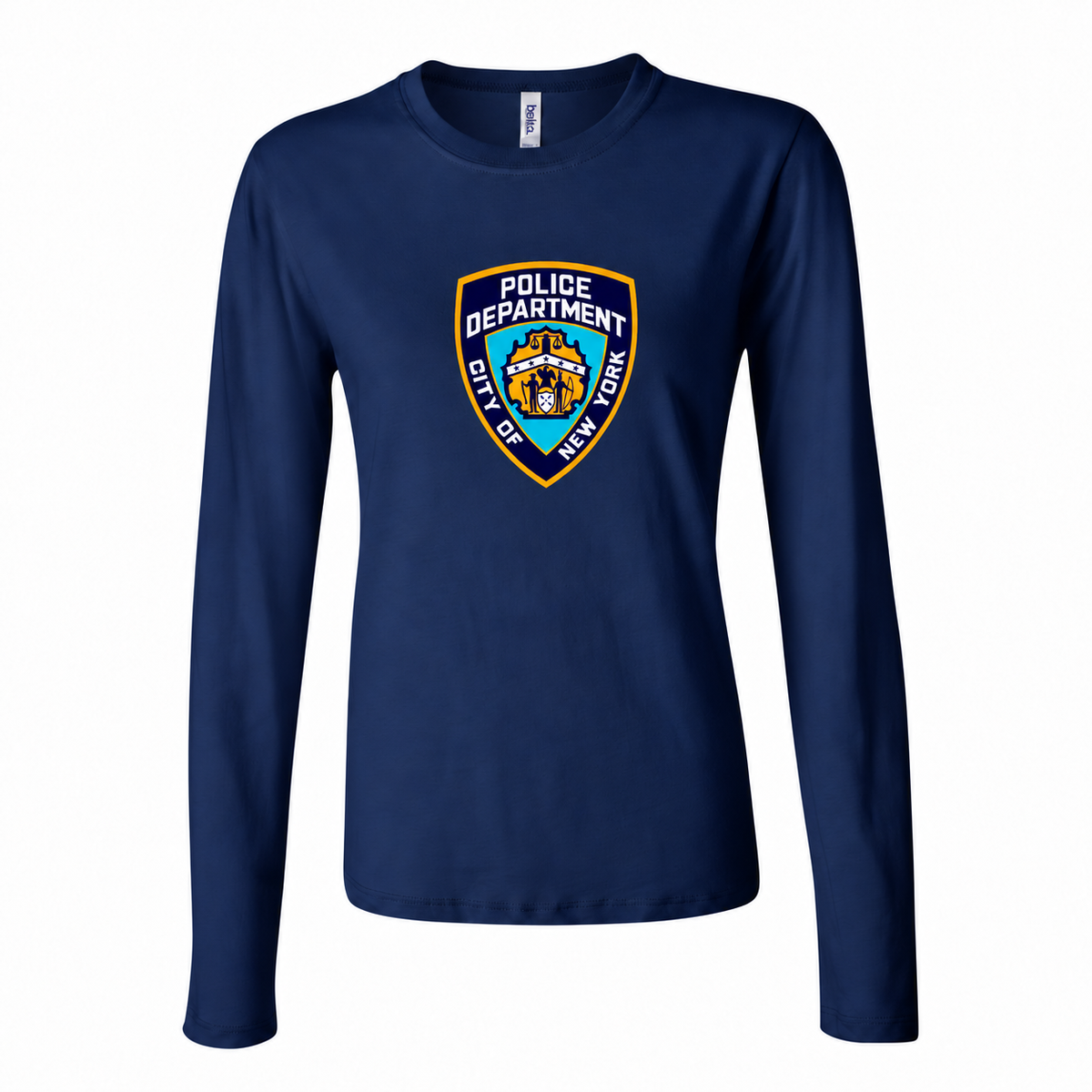 Women's NYPD Long Sleeve T-Shirt - Navy