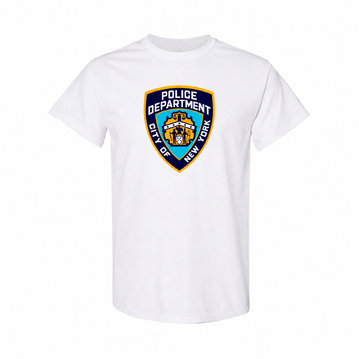 NYPD: youth cotton tee, White