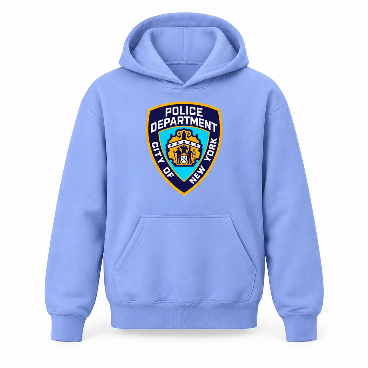NYPD: youth hoodie, Light Blue
