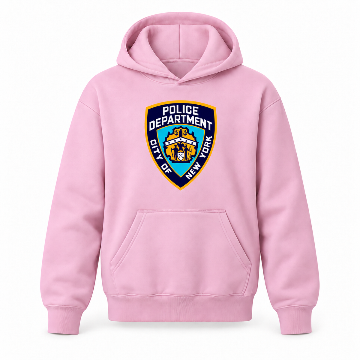 NYPD: youth hoodie, Light Pink