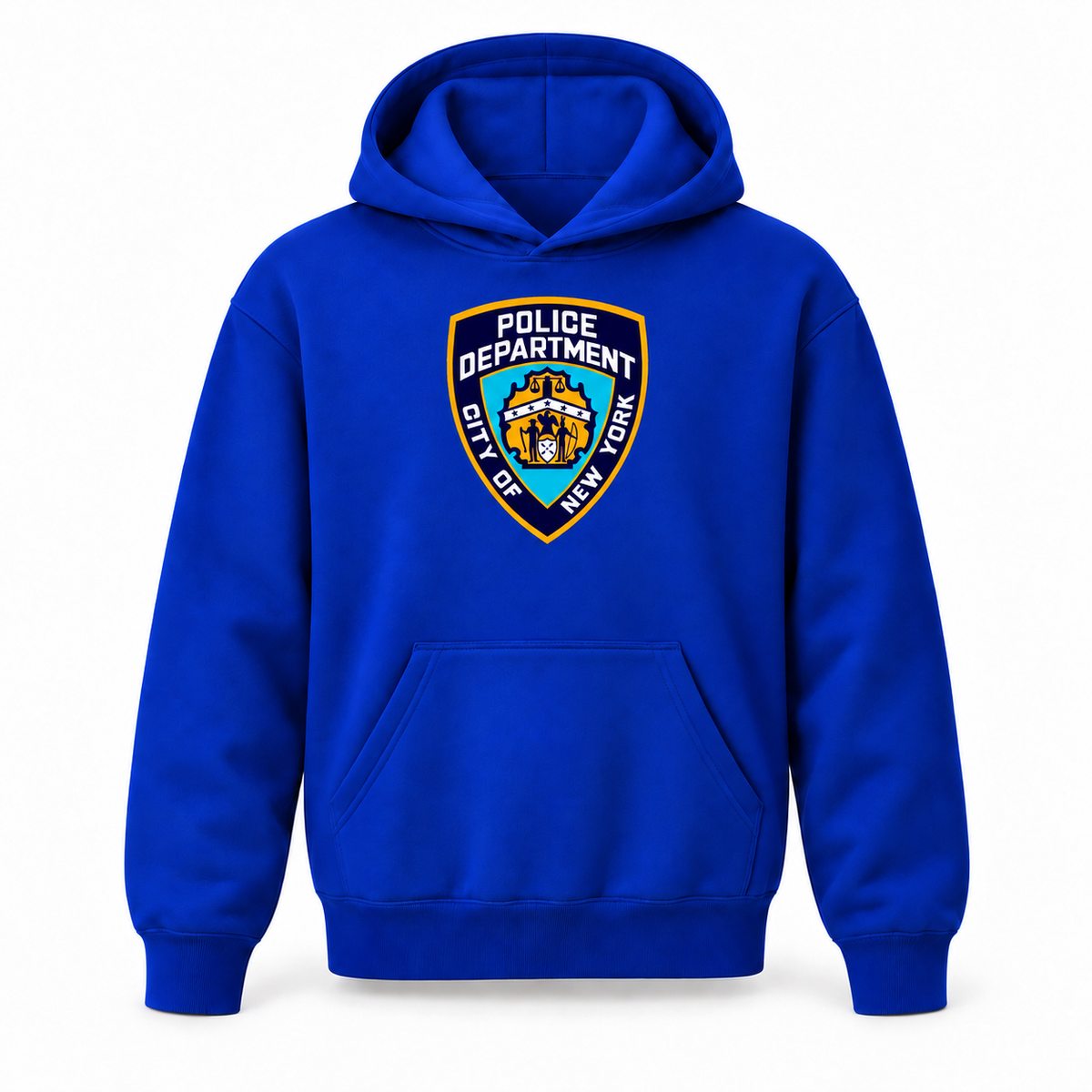 NYPD: youth hoodie, Royal Blue