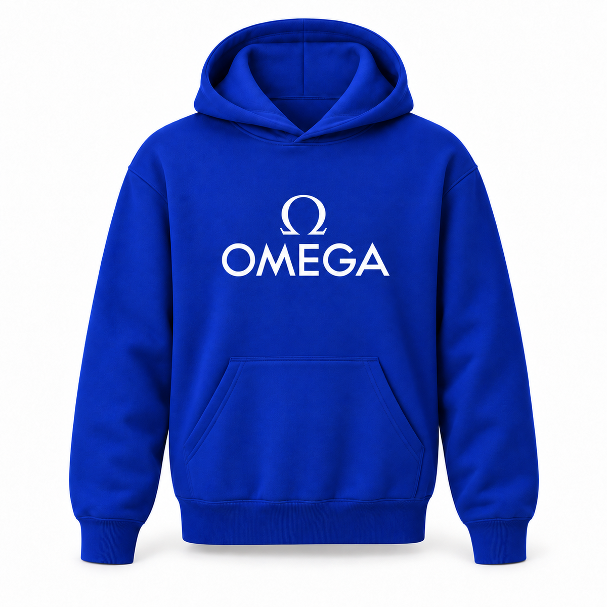 Omega youth pullover hoodie in Royal Blue