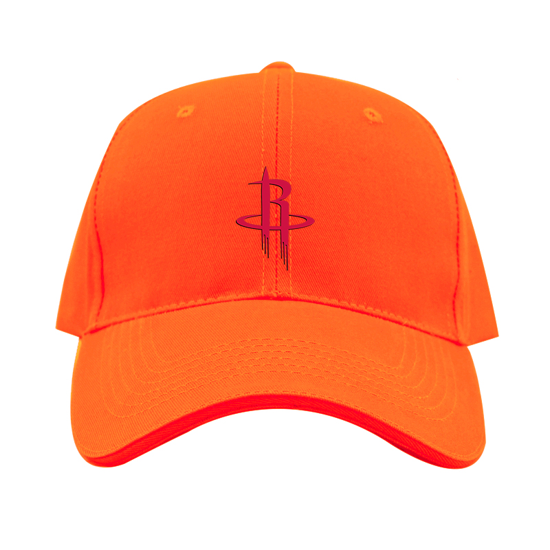 Houston Rockets Dad Baseball Cap Hat – Embroidered Fan Hat | TeesCustomize