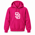 San Diego Padres youth hoodie in Hot Pink