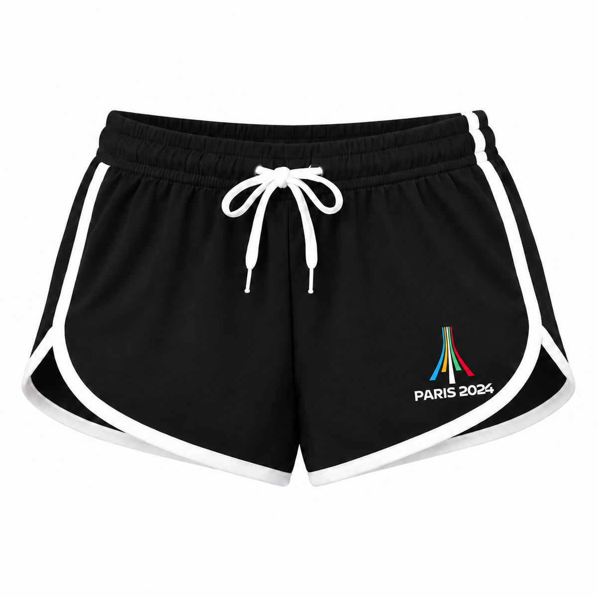 Women's Paris 2024 Olympics Booty Shorts, Black