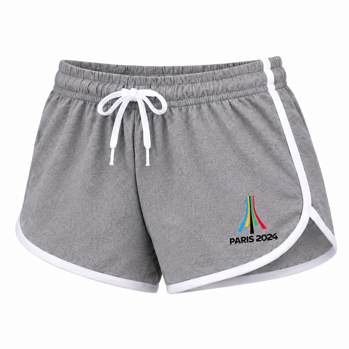 Women's Paris 2024 Olympics Booty Shorts, Gray