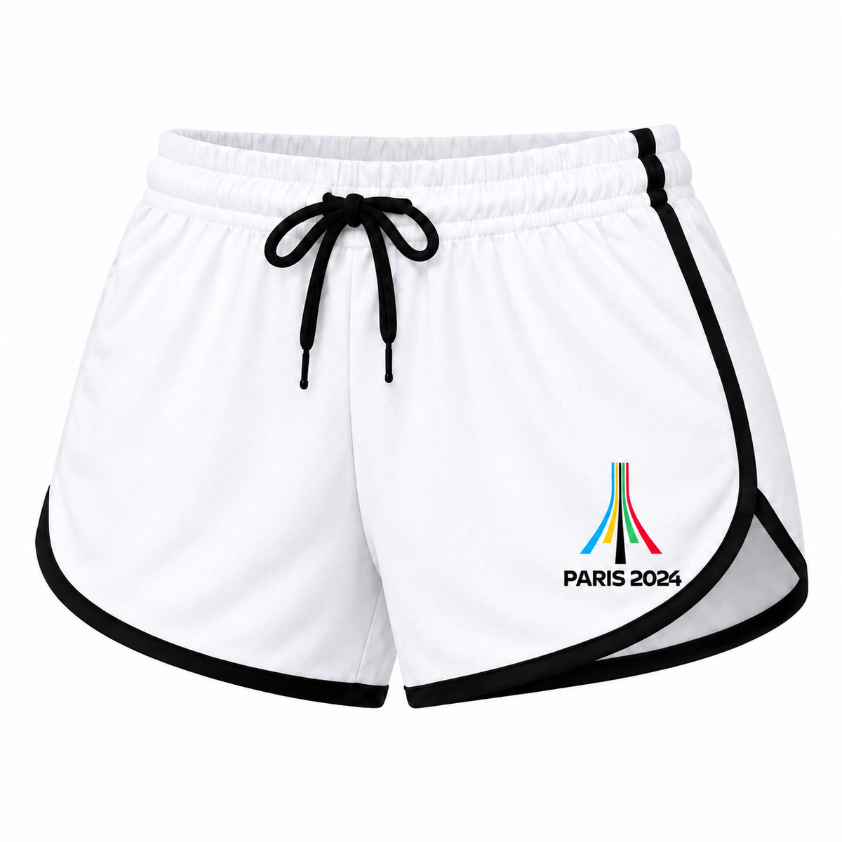 Women's Paris 2024 Olympics Booty Shorts, White