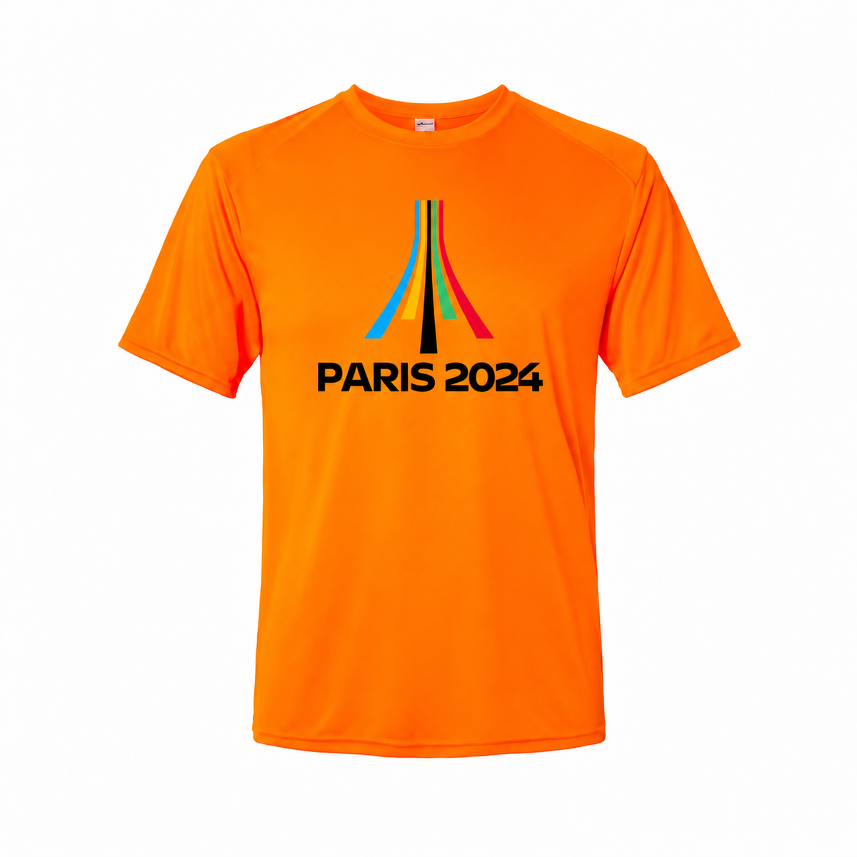 Paris 2024 Olympics youth polyester tee - Orange
