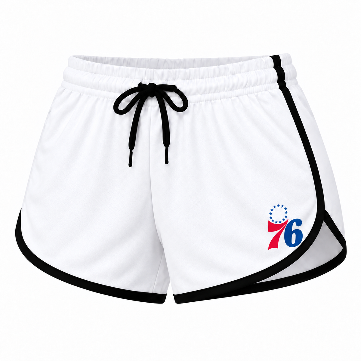 Women's Philadelphia 76ers Booty Shorts, White