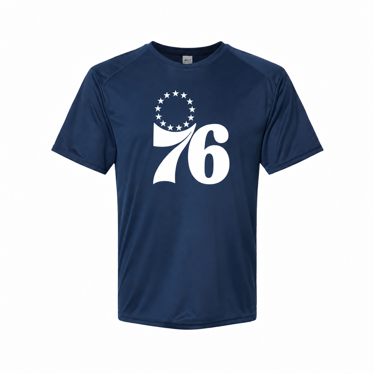 Philadelphia 76ers youth polyester tee - Navy