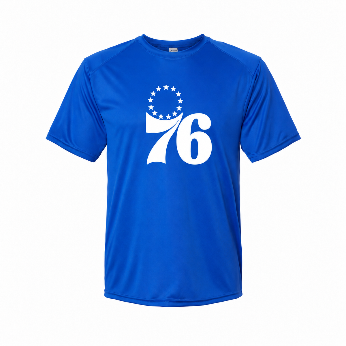 Philadelphia 76ers youth polyester tee - Royal Blue