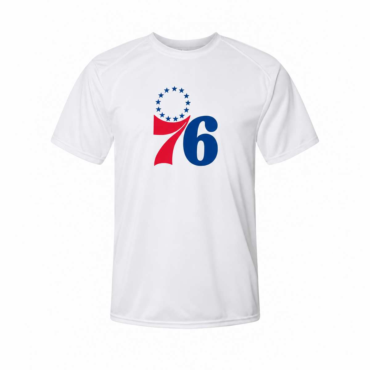 Philadelphia 76ers youth polyester tee - White