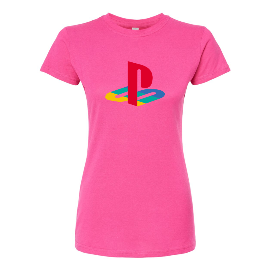 Women's Playstation Round Neck T-Shirt