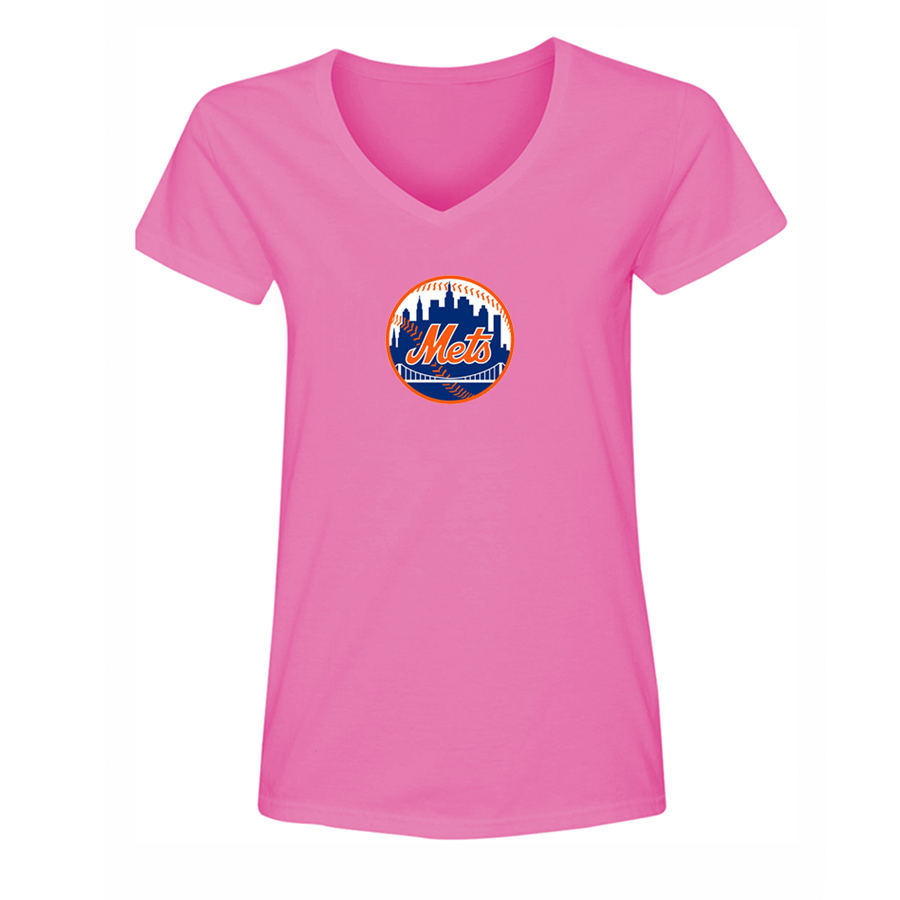 NBA Women's New York Mets V-Neck T-Shirt