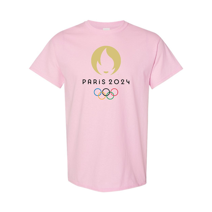 Men's New Olympics 2024 Paris Logo Cotton T-shirt